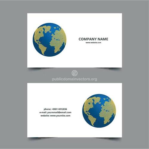 Azienda business card design