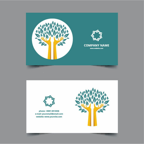 Business card ecology company