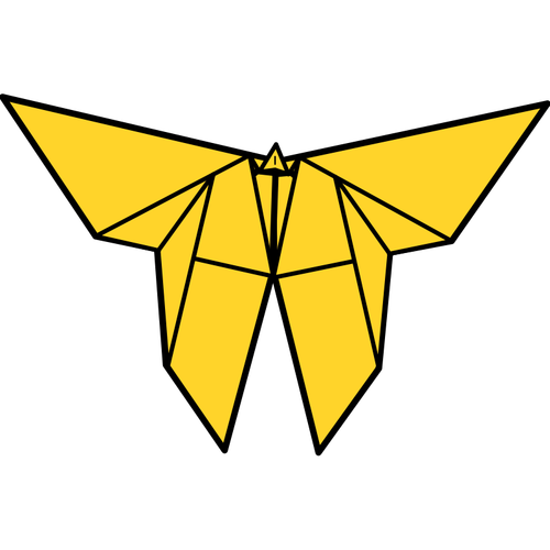 Origami-Schmetterling-Vektor-Bild