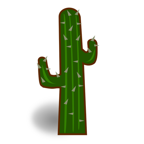 Hahmoteltu kaktus