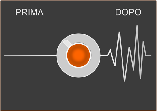 Vector de la imagen símbolo de café