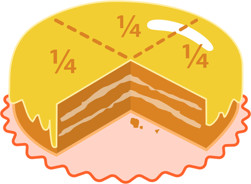 四つのケーキ