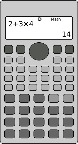 Imagini de vector calculator ştiinţific