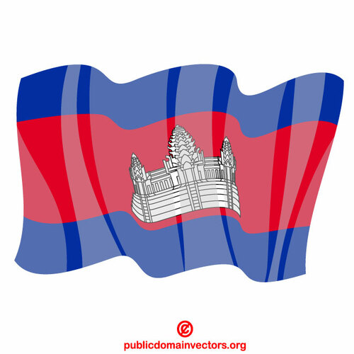Национальный флаг Камбоджи