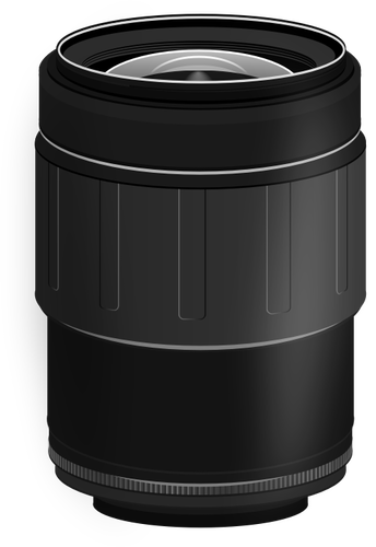 SLR camera lens 28-80mm vector image