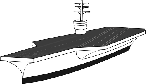 항공모함 벡터 이미지