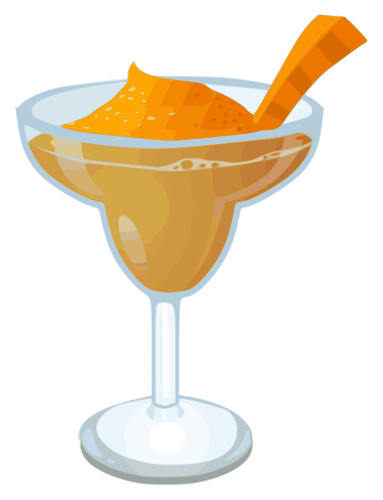 Wortel Margarita cocktail vectorafbeeldingen