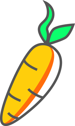 Carrot drawing