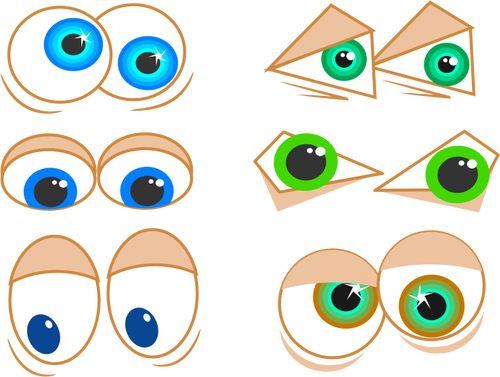 Cartoon eyes image