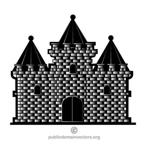 Castle vector clip art