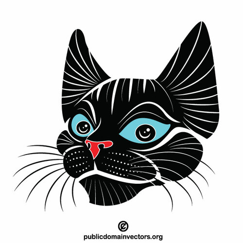 Cartoon kat clip art