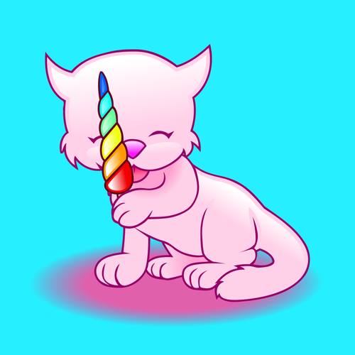 Gato y helado