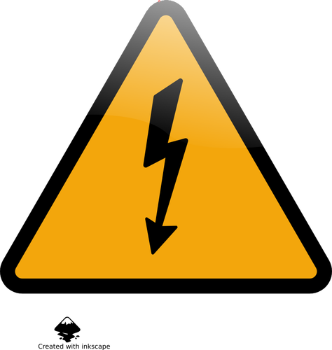 High voltage caution