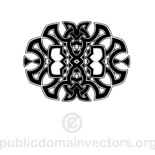 Keltische knoop vector clip art design