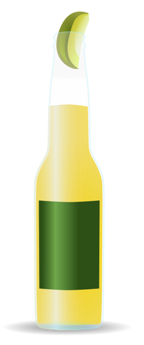 Cerveza botella vector de la imagen