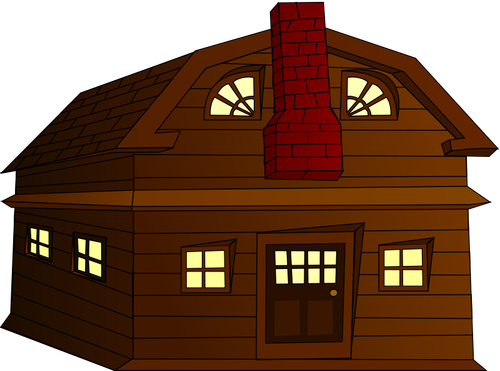 Halloween horror house vektor ClipArt