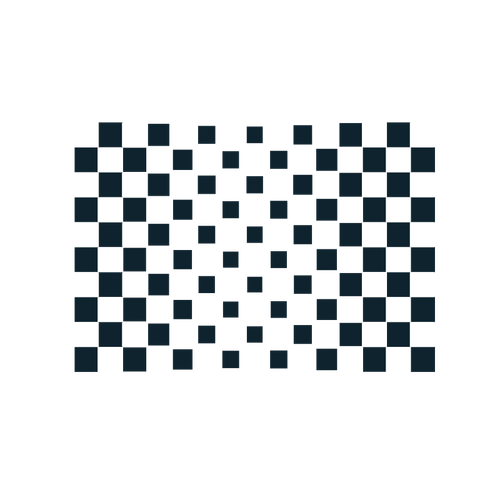 Drapeau à damier noir et blanc