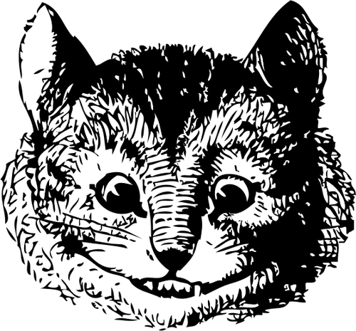 Cheshire cat dari Alice di wonderland