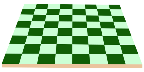 Green checker board