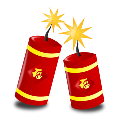 Chinese New Year pictogram vectorafbeeldingen