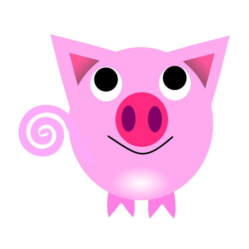 Ilustracja wektorowa świni