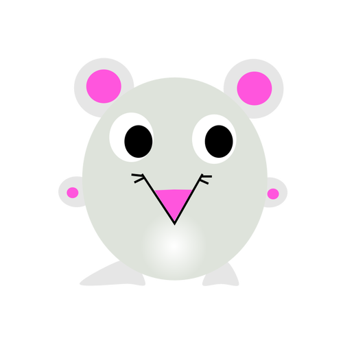 Vector clip art of rat