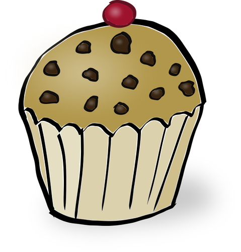 Čokoláda čip muffin