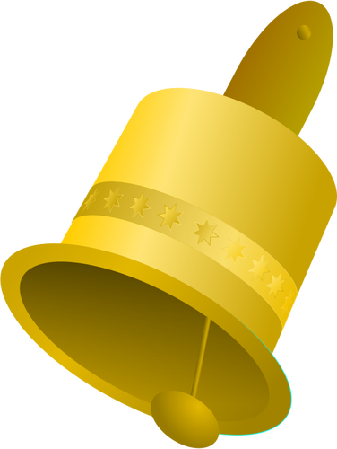 Gouden Christmas Bell Vector