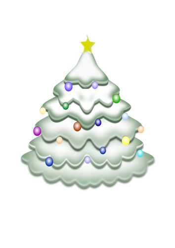 Árvore de Natal vector clipart