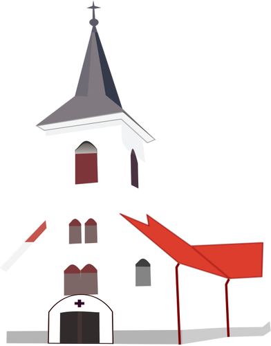 Église vector clip art graphique