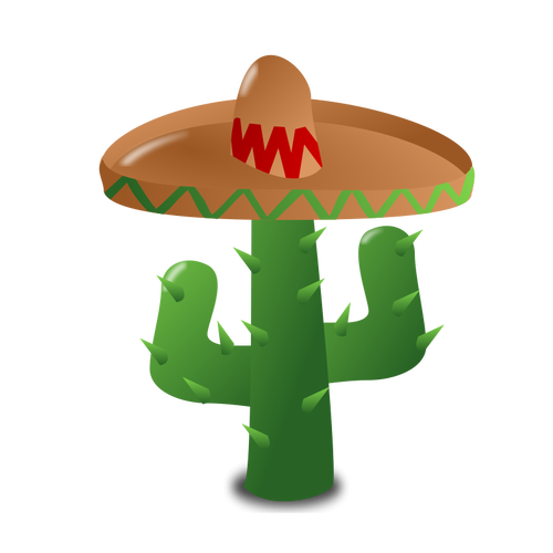 Vector image of cactus