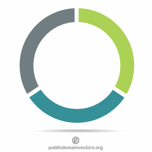 Элемент инфографики диаграммы