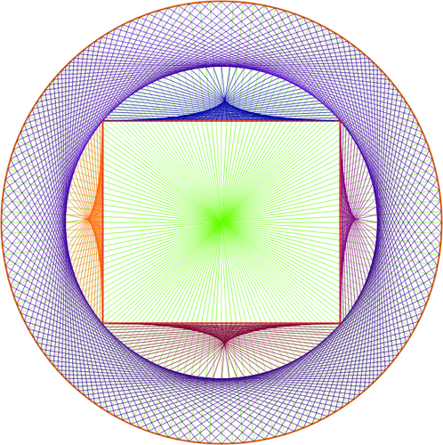 Vector ilustrare de spirală desenare vectorială