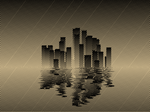 City skyline refleksjon