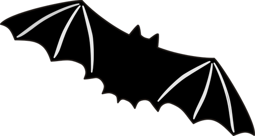 Schwarze Fledermaus