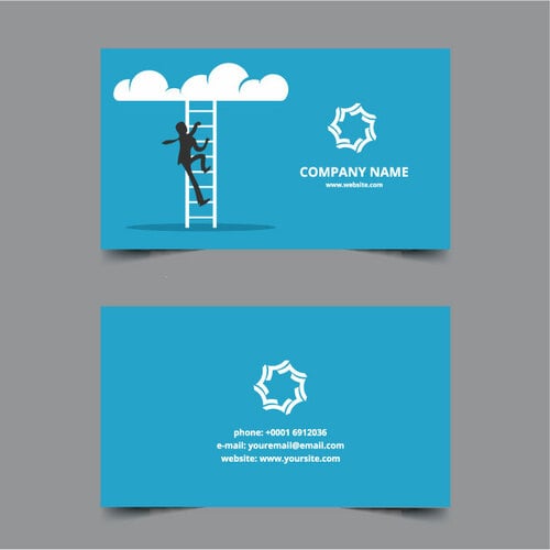 Cloud-Unternehmens-Visitenkarte