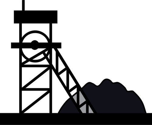 Coal mine symbol