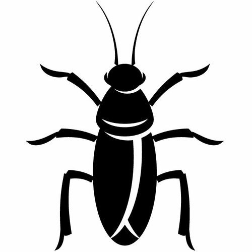 Kakkerlak silhouet clip kunst