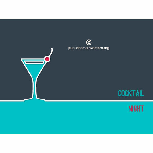 Cocktail tema vector bakgrunn