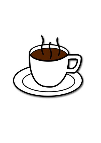 Taza de café vector de la imagen