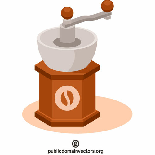 Coffee grinder 3D vector