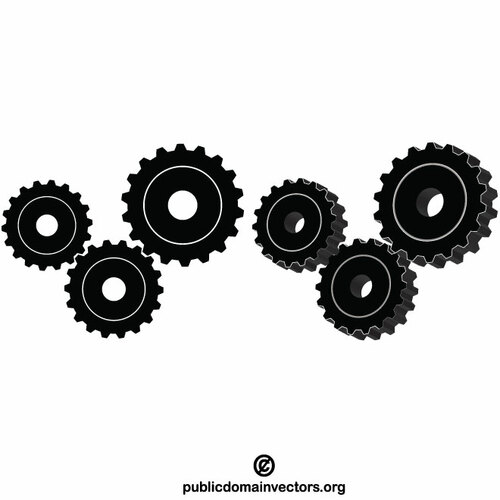 COG utstyr silhouette utklippsbilder