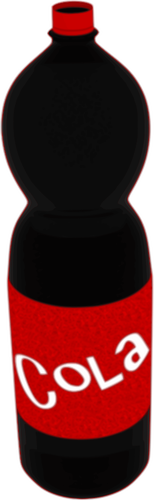 Cola-Flasche-Vektor-illustration