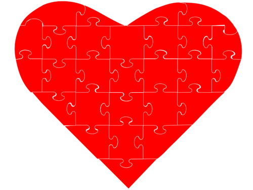 Jigsaw heart