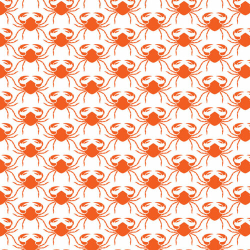 Krabbor sömlösa mönster
