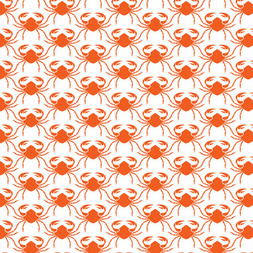 Crabs seamless pattern