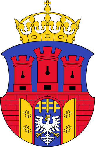 Vector de la imagen del escudo de la ciudad de Cracovia