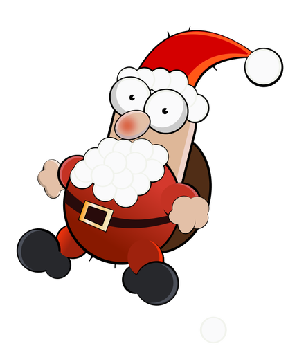 Vettore di Santa Claus cartoni animati