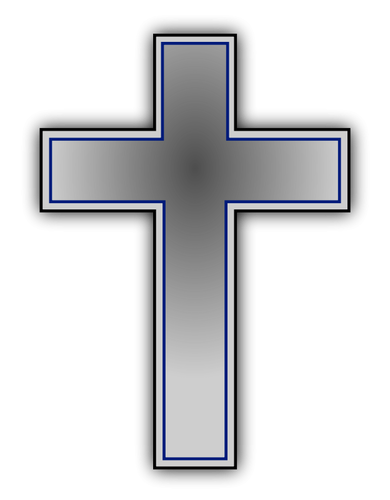 Salib simbol grafis vektor