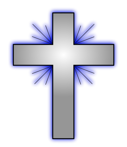 Векторная иллюстрация Христианский крест